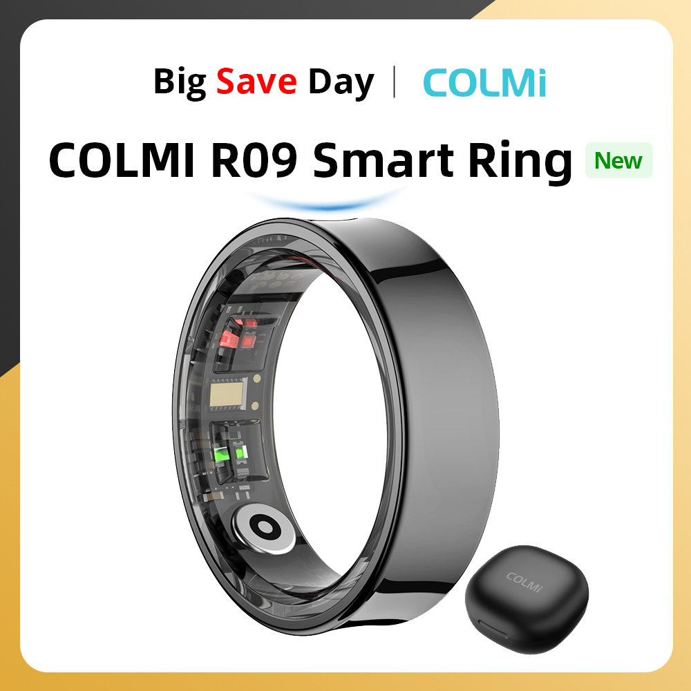Smart Home Trainer - 2024 COLMI R09 Smart Ring Heren