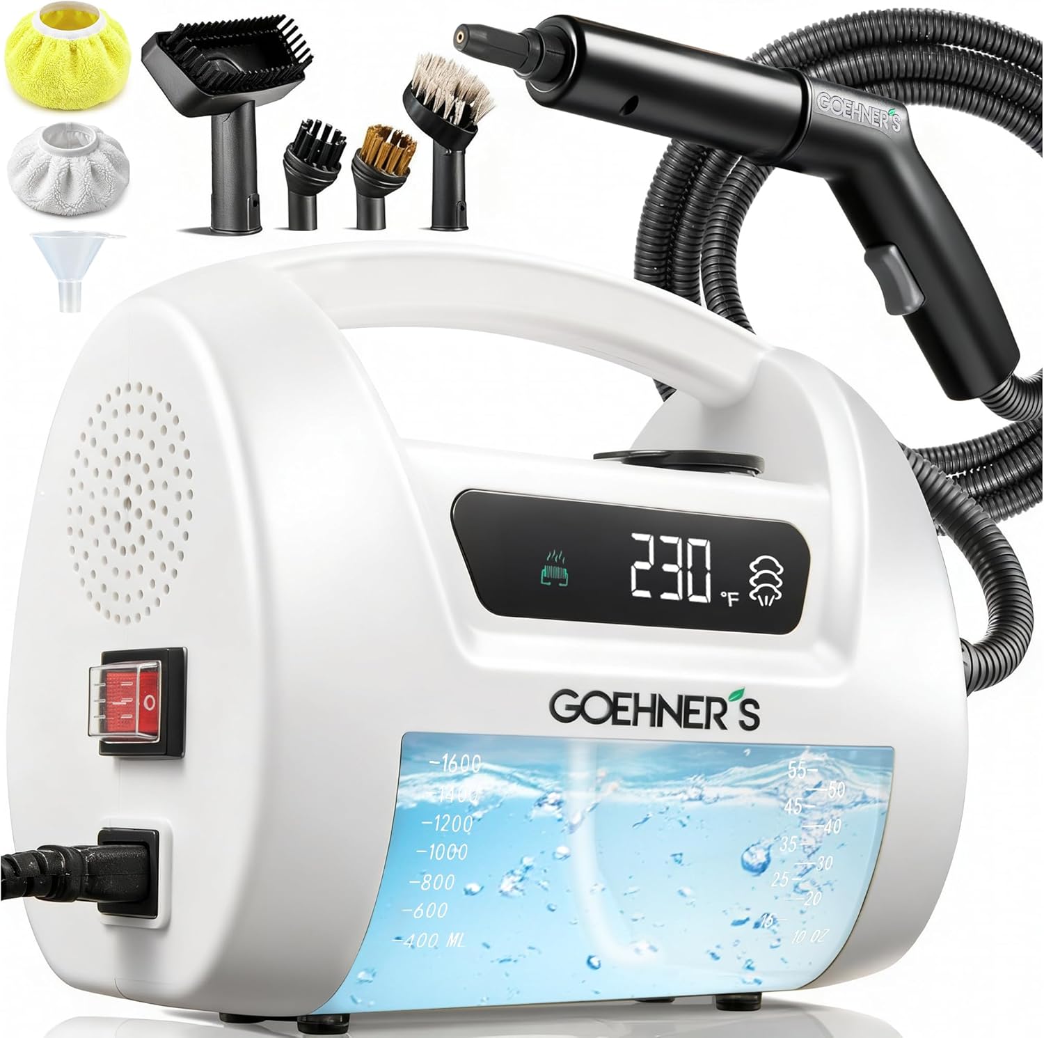 Upgrade Smart Home - 2026 Geüpgradede 1800W Handheld Stoomreiniger met