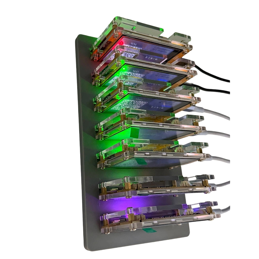 Upgrade Smart Home - 7X 1030KH/S Nerdminernmminer+7 Slots Base Verbeterde