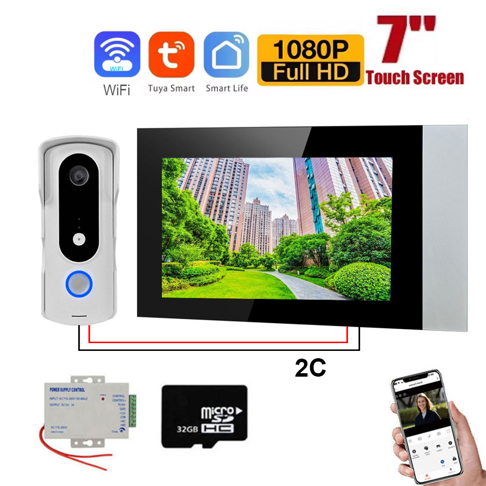 Smart Home Video Doorbell Enhanced Security With Smart Doorbell - 2 Draad Smart Home Tuya Wifi