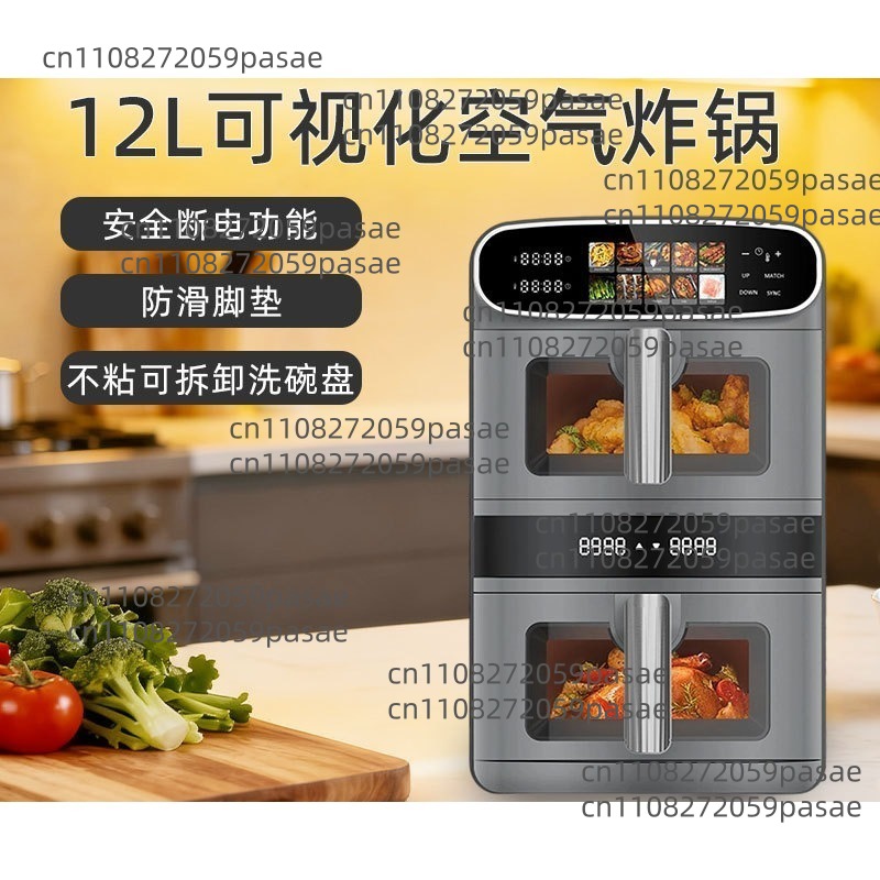 Smart Home Oven - 12L Multifunctionele Smart Airfryer met Grote