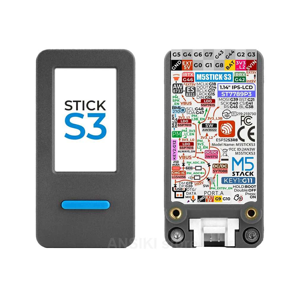 Smart Home Dashboard - M5Stack M5StickS3 ESP32-S3 IoT-ontwikkelkit Draagbaar met