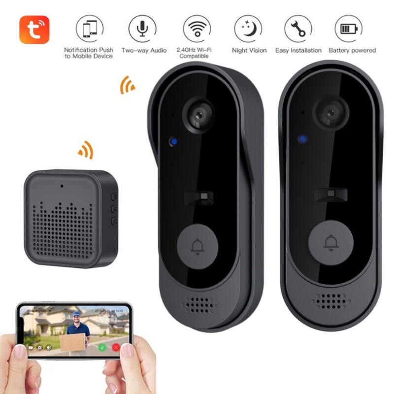 Smart Home Video Doorbell Enhanced Security With Smart Doorbell - Tuya WIFI Camera Deurbel HD Video-intercom