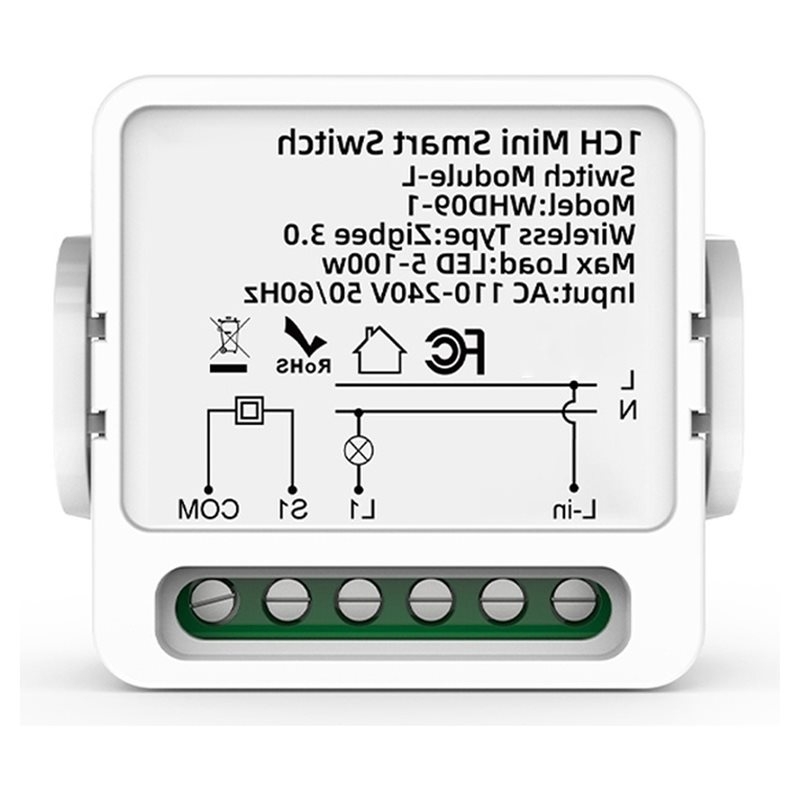 Smart Home Voice Control - T21C-stembediening Compatibel Geen neutrale draad nodig.