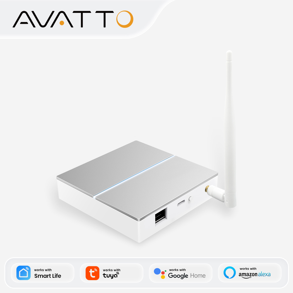 Smart Home Dashboard - AVATTO Tuya Zigbee Smart Wired Gateway