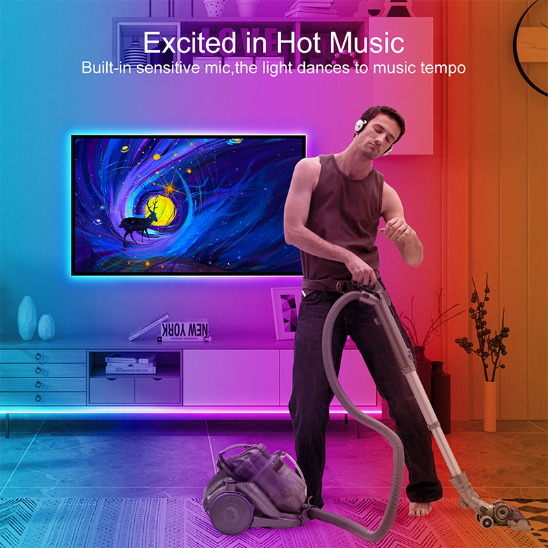 Smart Home Tv - STTL Smart RGB LED TV-strip 2,5M