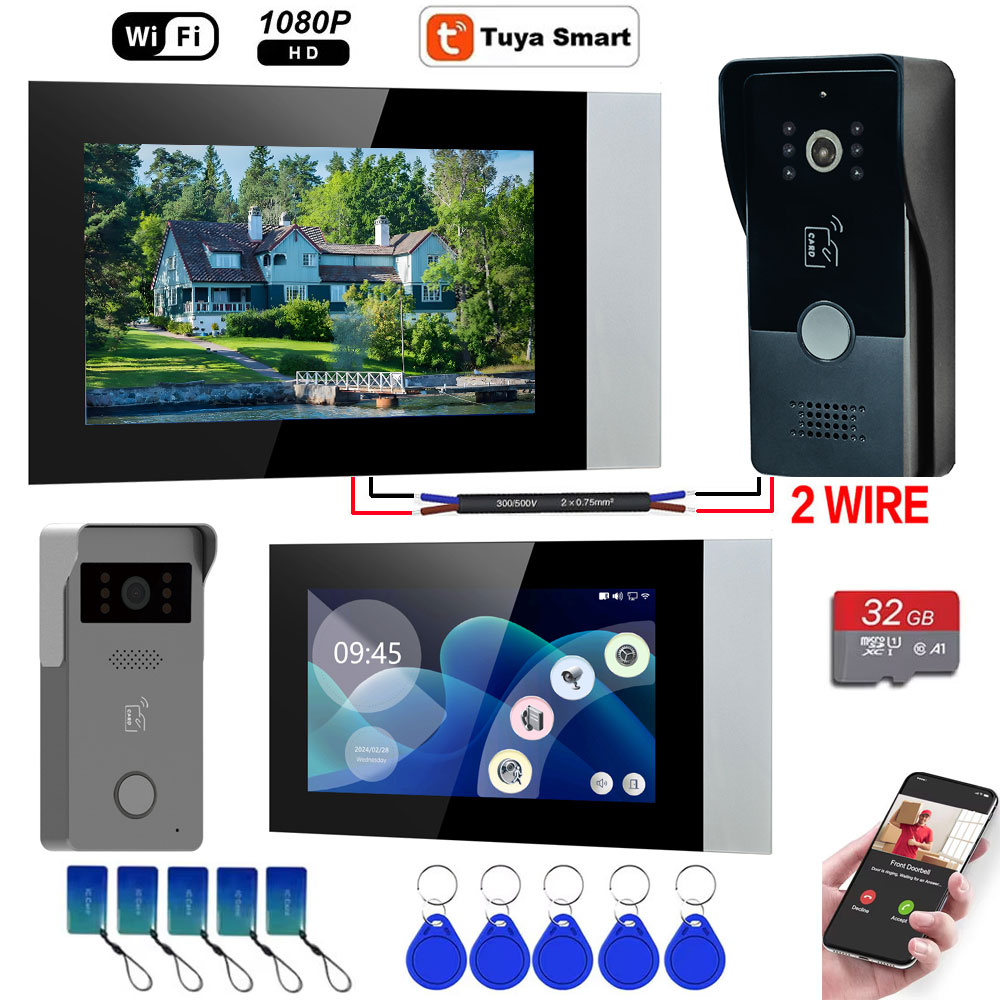 Smart Home Video Doorbell Enhanced Security With Smart Doorbell - 2 Draad Video Intercom Video Deurtelefoon
