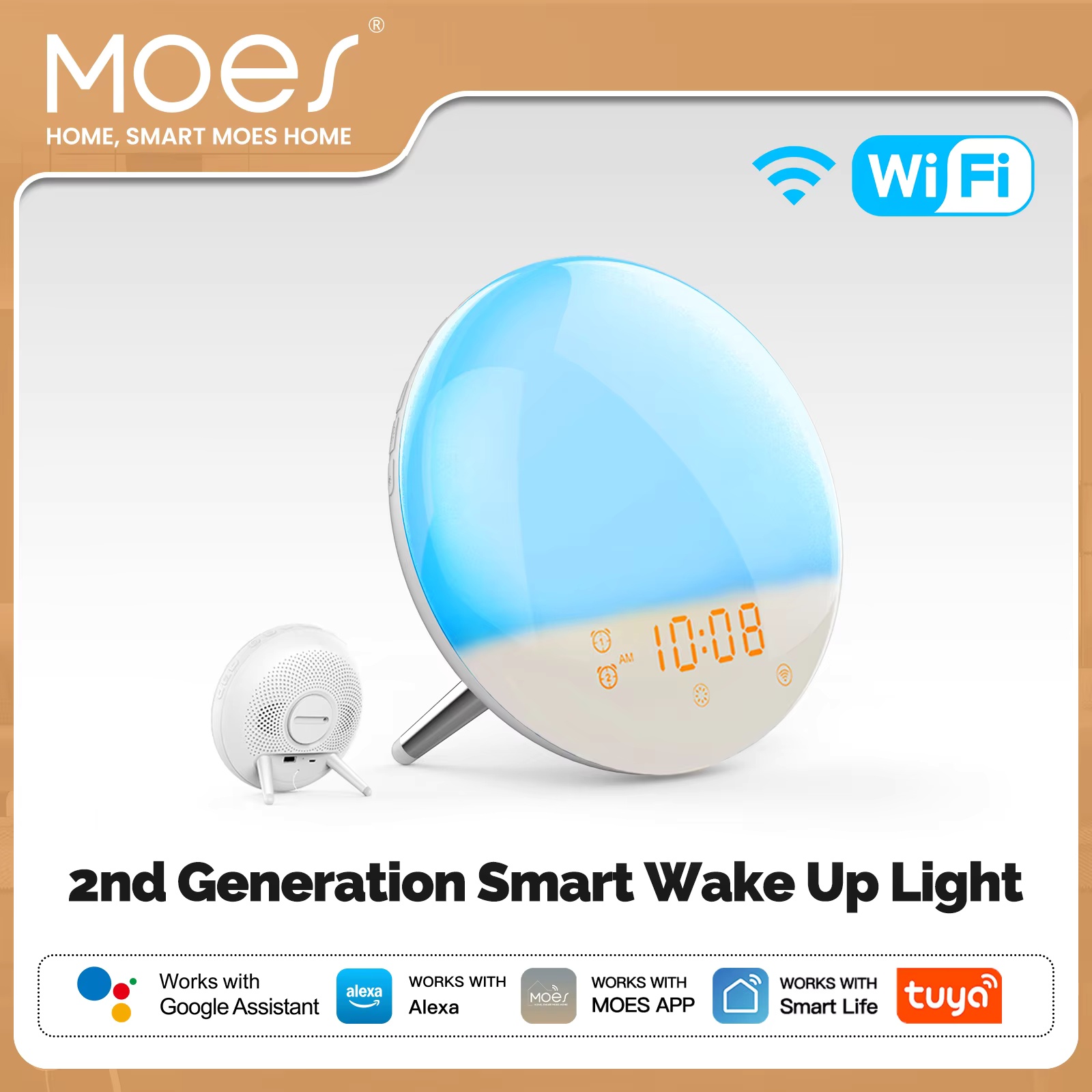 Smart Home Simulation - MOES WiFi Smart Lichtwekker met 7