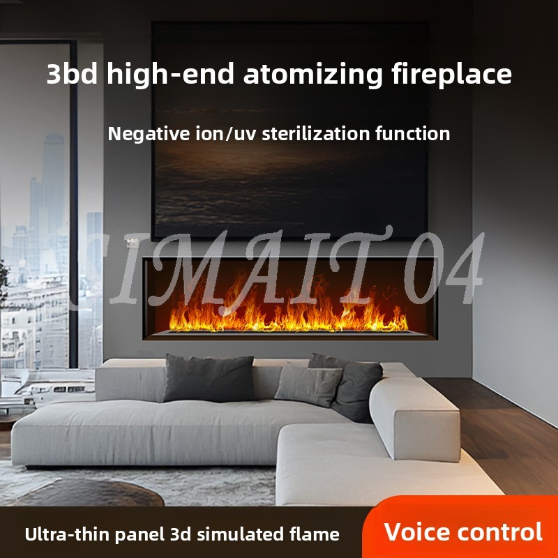 Smart Home Simulation - 3D-verstuivende haard, huiselijke vlambevochtiger, slimme kern,