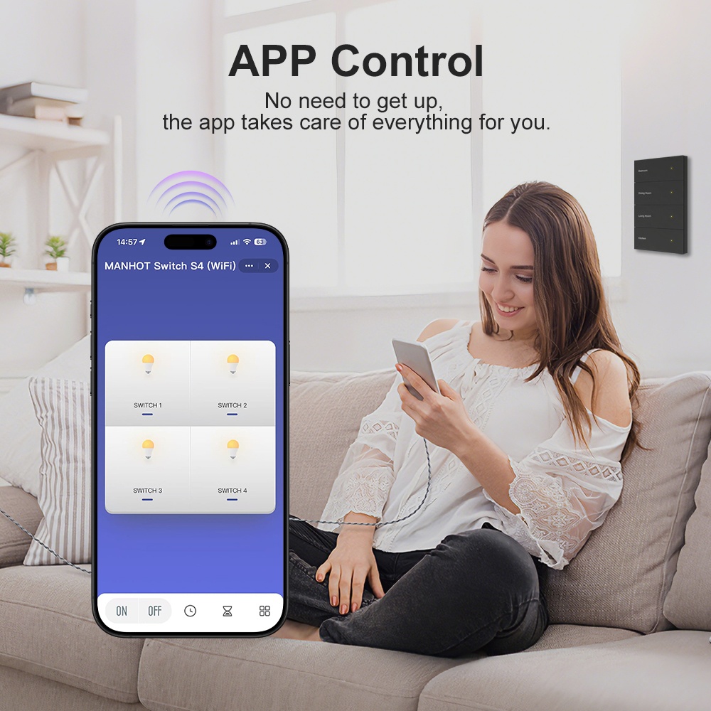 Manhot DIY Naam Schakelaar Zig - Smart Home Voice Control recensie en prijs