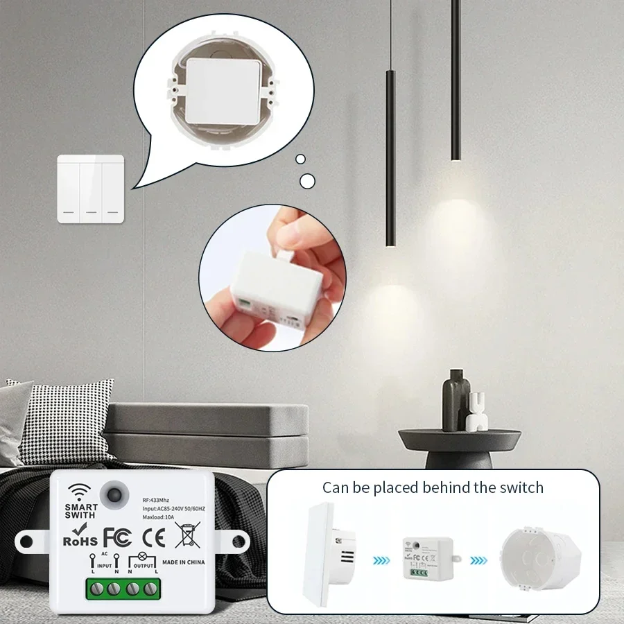 RF 433MHz Draadloze Afstandsbe - Smart Home Miniature recensie en prijs