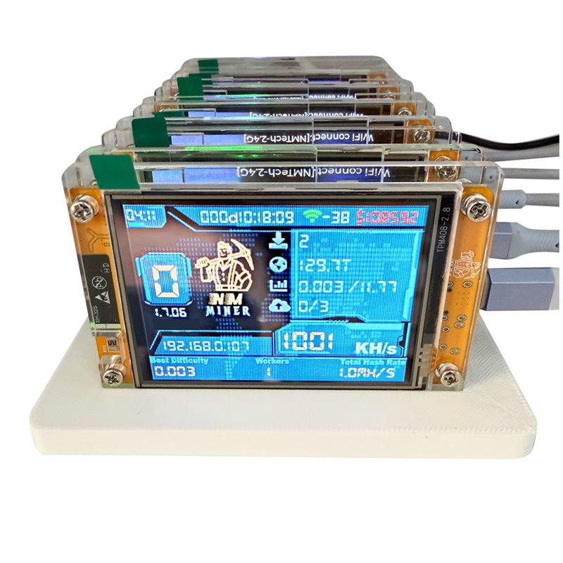 6X 1000KH/S Nmminer Nerdminer+ - Upgrade Smart Home recensie en prijs