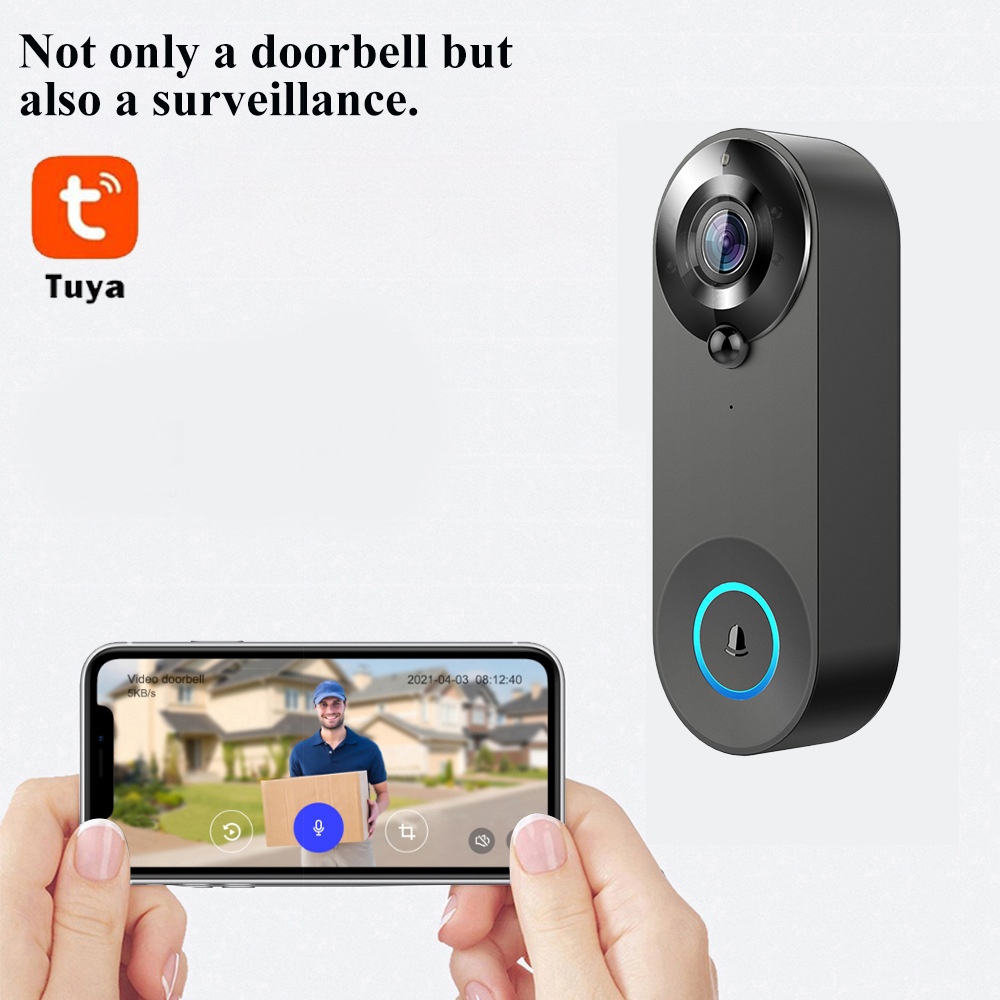 Tuya 1080P Draadloze WIFI Deur - Smart Home Video Doorbell Enhanced Security With Smart Doorbell recensie en prijs