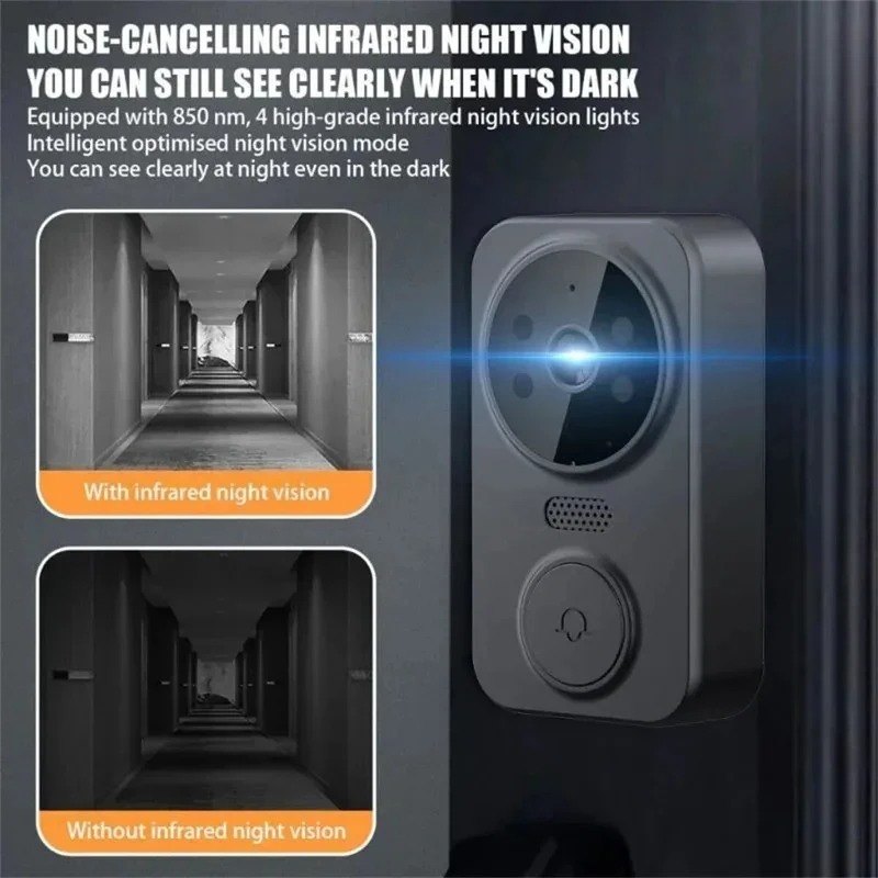 Slimme WiFi 2.4G draadloze deu - Smart Home Video Doorbell Enhanced Security With Smart Doorbell recensie en prijs