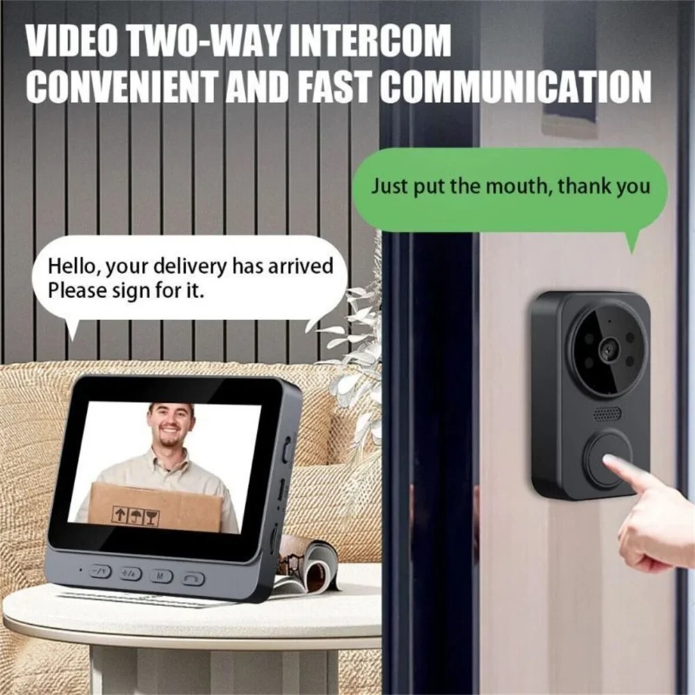 Slimme WiFi 2.4G draadloze deu - Smart Home Video Doorbell Enhanced Security With Smart Doorbell recensie en prijs
