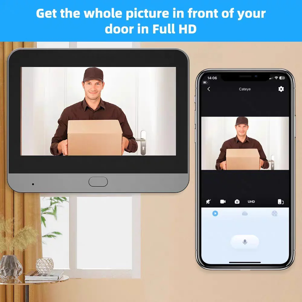 Tuya Smart 5MP deurcamera met  - Smart Home Video Doorbell Enhanced Security With Smart Doorbell recensie en prijs