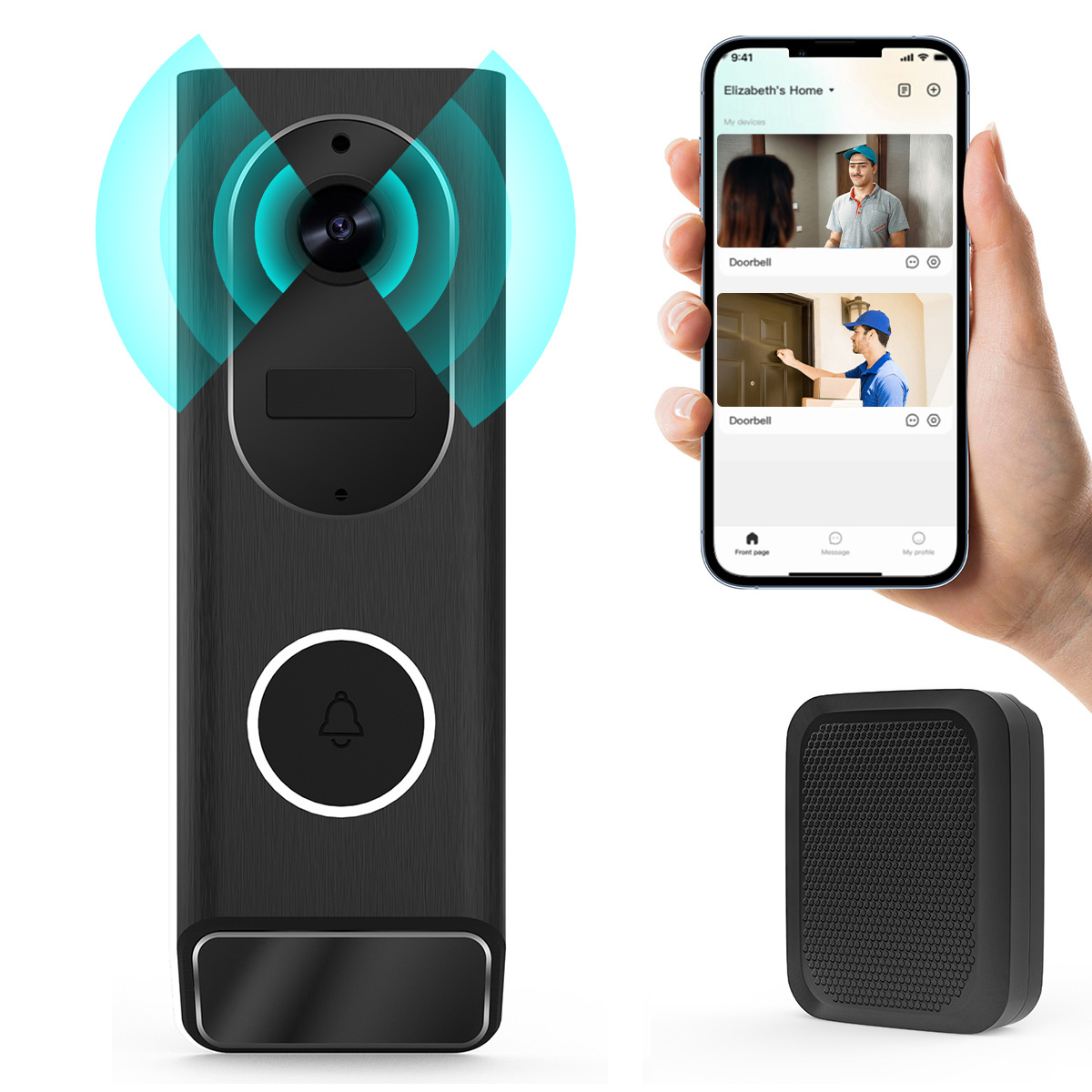 S7 1080P Draadloze Video Deurb - Smart Home Video Doorbell Enhanced Security With Smart Doorbell recensie en prijs