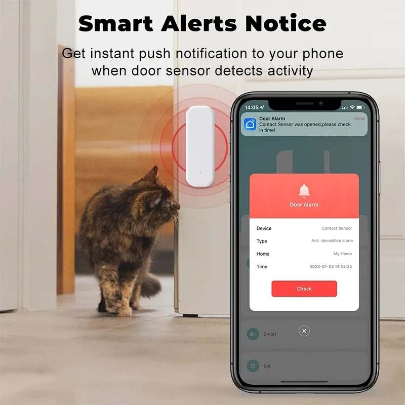 Tuya WiFi Smart Door Window Se - Smart Home Full System recensie en prijs