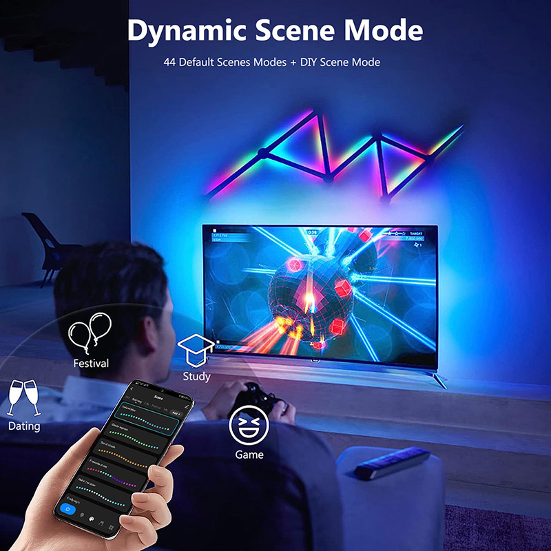 Slimme RGB-wandlamp, Bluetooth - Smart Home Tv recensie en prijs