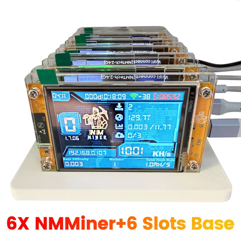 Hot-Nmminer Nerdminer+ 6 Slots - Upgrade Smart Home recensie en prijs