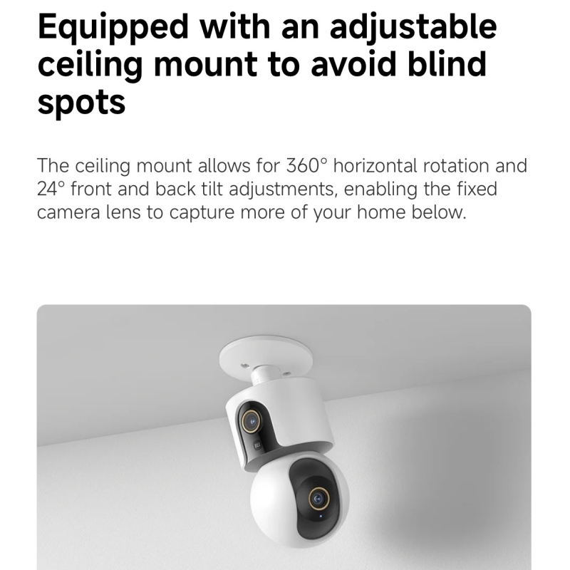 Xiaomi Smart Camera C500 Dual  - Smart Home Xiaomi Devices recensie en prijs