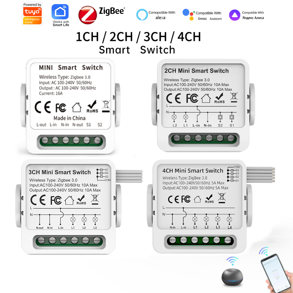 Tuya Zigbee 3.0 Smart Switch 1 - Smart Home Voice Control recensie en prijs