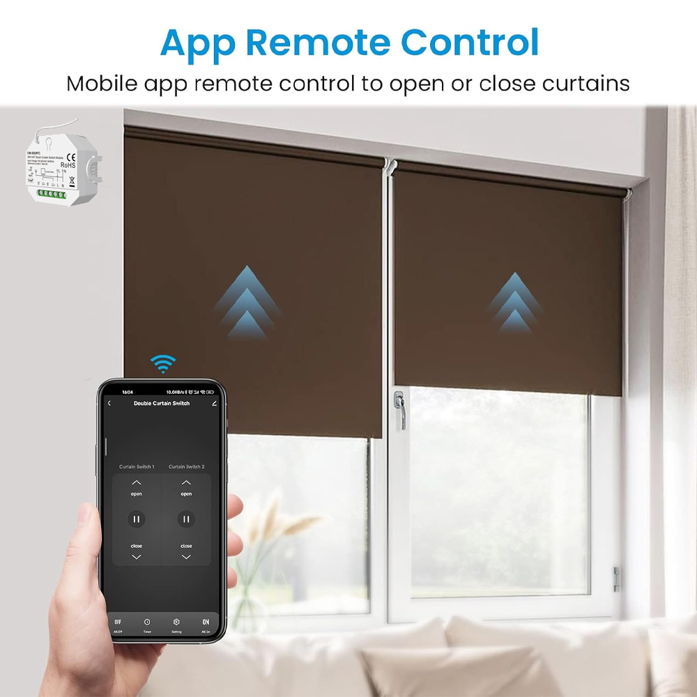 Slimme gordijnschakelaar voor  - Smart Home Voice Control recensie en prijs