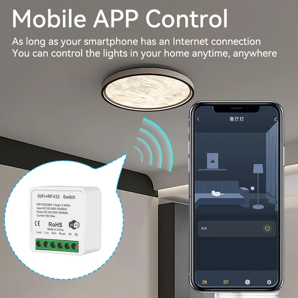 Spraakbesturingsmodule WiFi RF - Smart Home Voice Control recensie en prijs