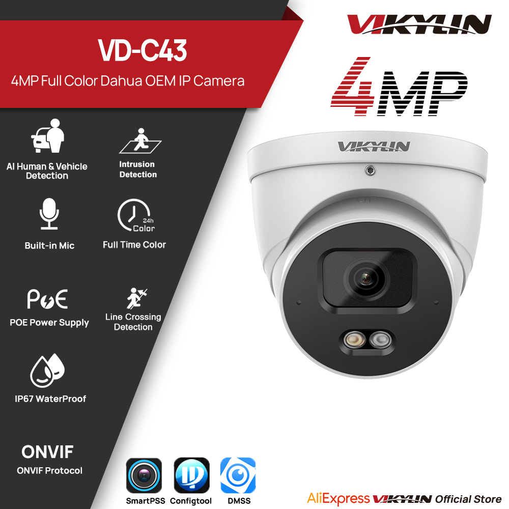 VIKYLIN 4MP Full Color IP-beve - Smart Home Login recensie en prijs