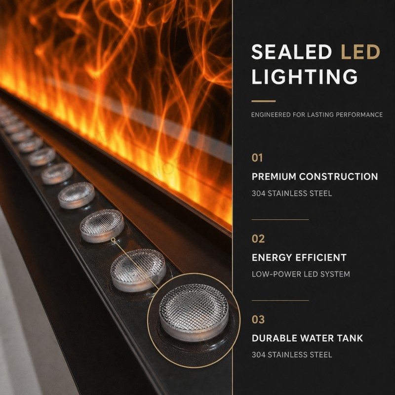 Minimalistische wandhaard Luxe - Smart Home Simulation recensie en prijs