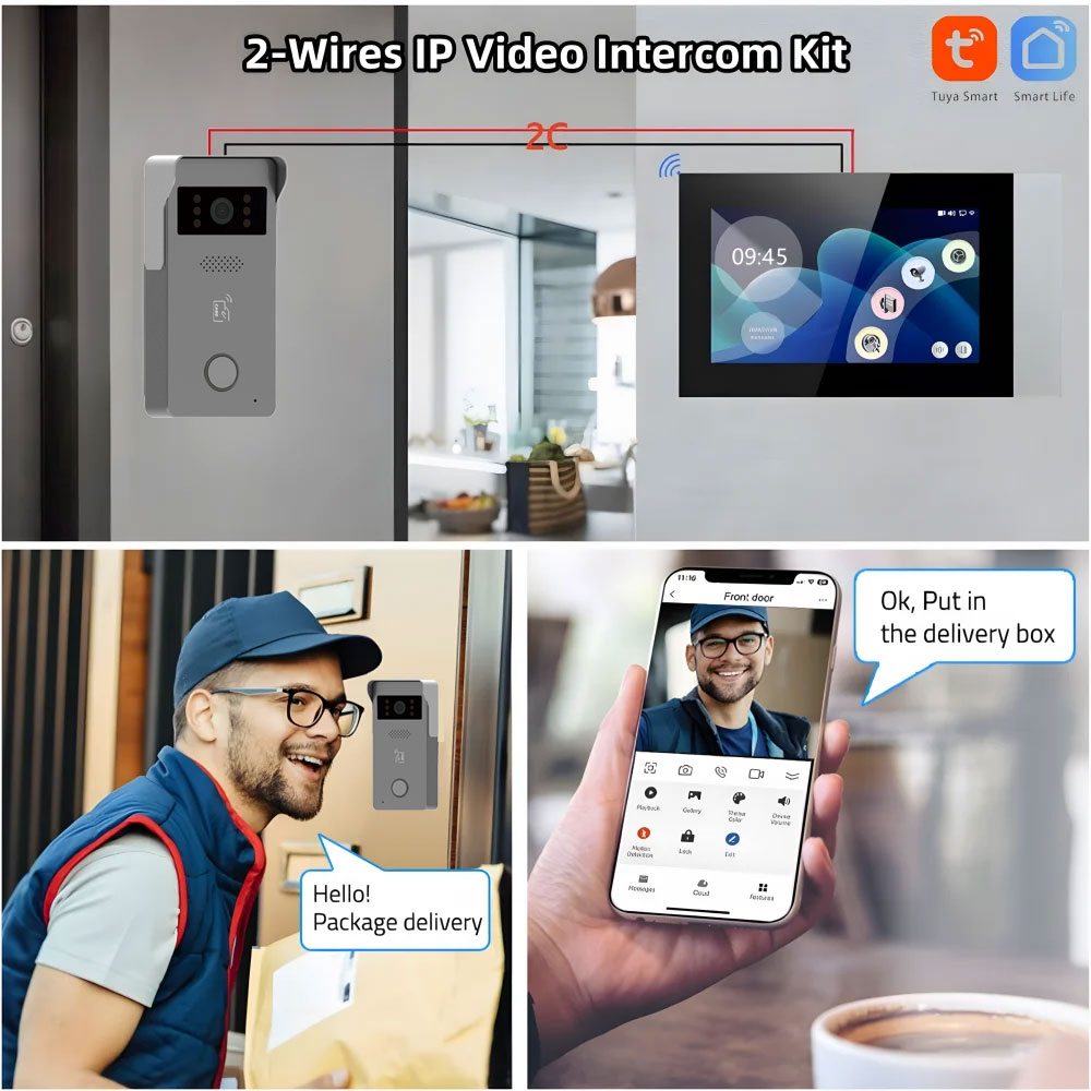 2 Draad Video Intercom Video D - Smart Home Video Doorbell Enhanced Security With Smart Doorbell recensie en prijs