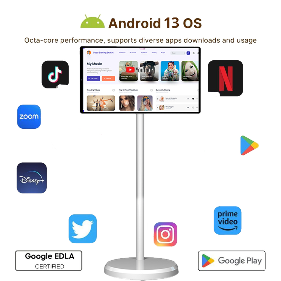 21,5 inch LED witte batterij-a - Smart Home Tv recensie en prijs