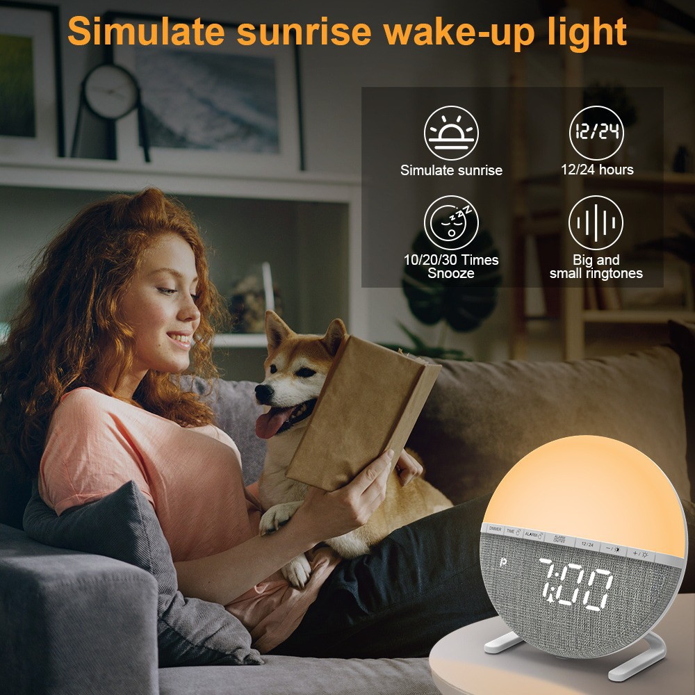 LED Wake Up Light-wekker Gesim - Smart Home Simulation recensie en prijs