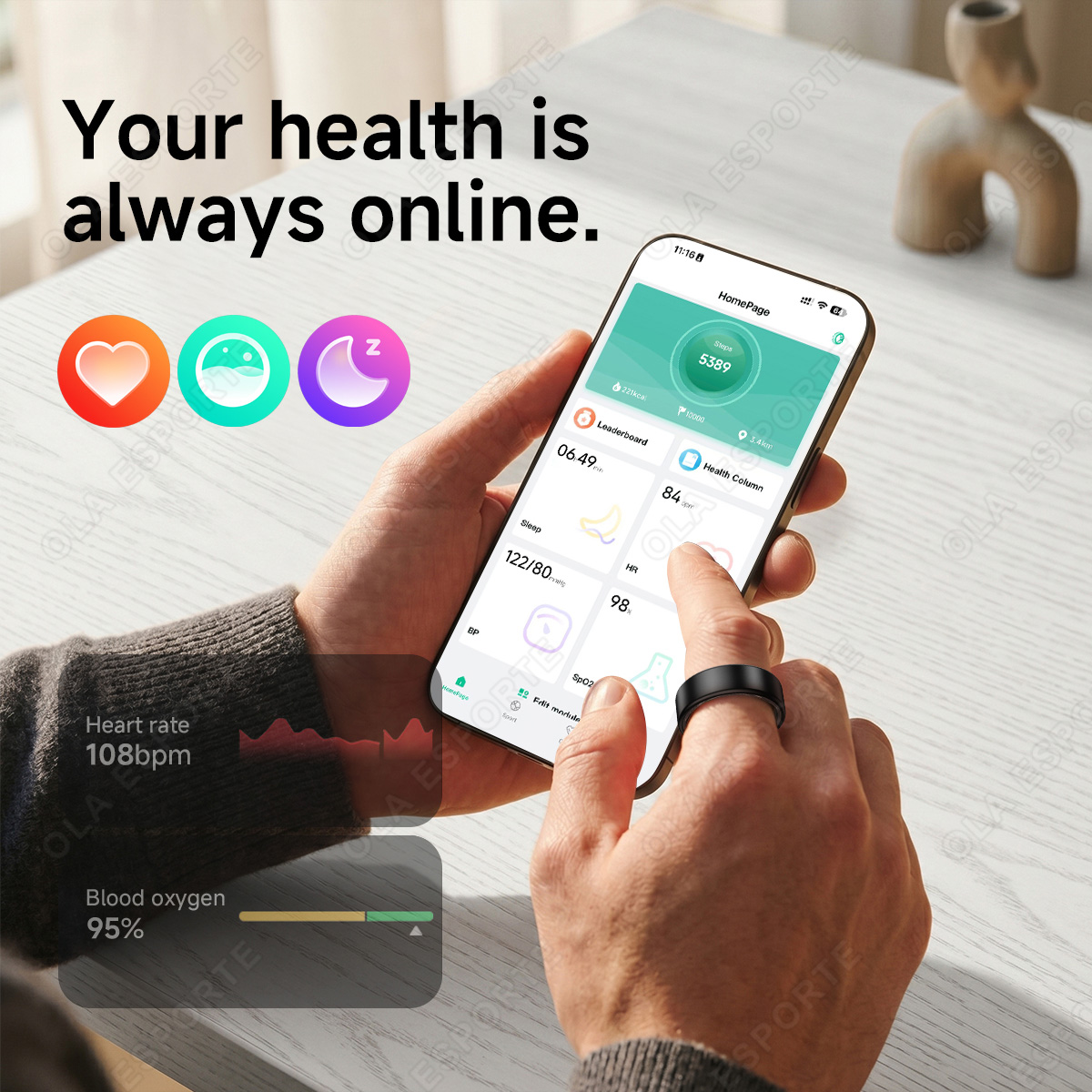 R10 Smart Ring met oplaadcase, - Smart Home Trainer recensie en prijs