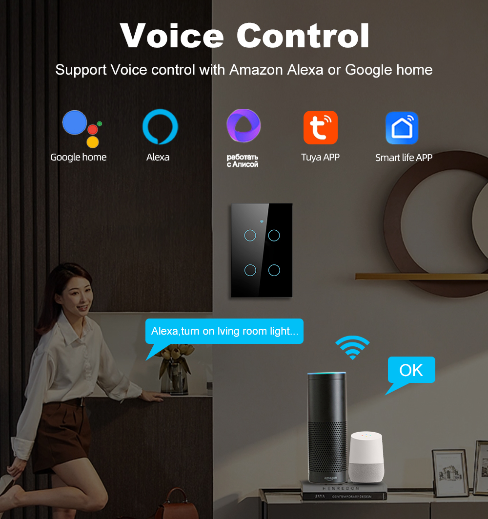 Smart Life Wifi+Bluetooth Touc - Smart Home Dashboard recensie en prijs