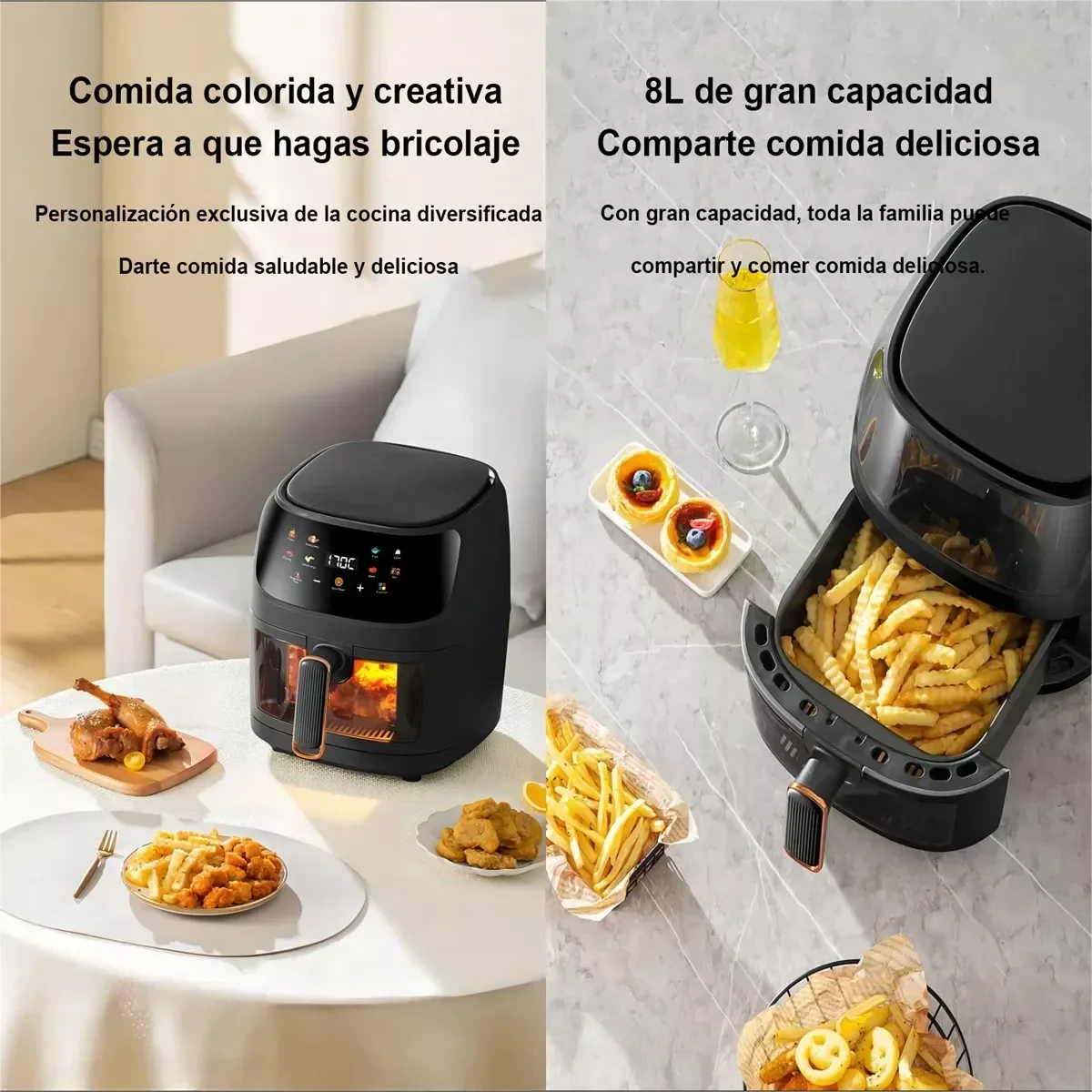 1400W 8L Olievrije Slimme Hete - Smart Home Oven recensie en prijs
