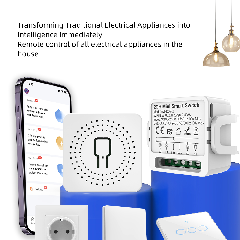 2-weg Tuya Smart Switch 2-voud - Smart Home Voice Control recensie en prijs