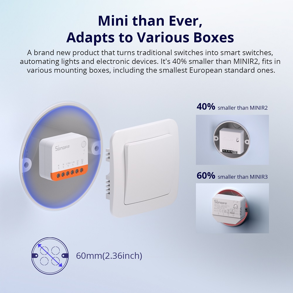 Sonoff Mini R4 Extreme Wifi Sm - Smart Home Miniature recensie en prijs